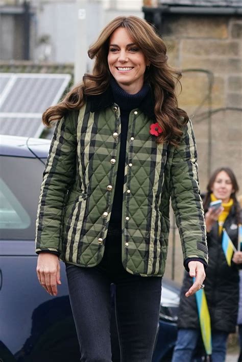 kate middleton black burberry coat|princess kate plaid jacket.